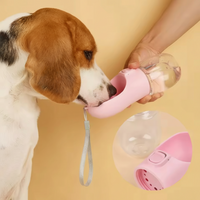 Gourde portable pour chien — Distributeur de voyage anti-fuite pour chiens et chats