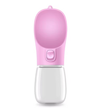 Portable Dog Water Bottle 550ml - color and size options