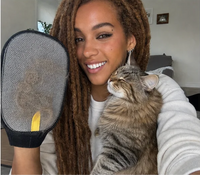 Pet Hair Remover Glove for Dogs & Cats