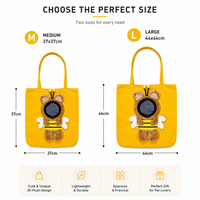 Pet carrier bag size chart - Medium 37x37cm and Large 44x44cm