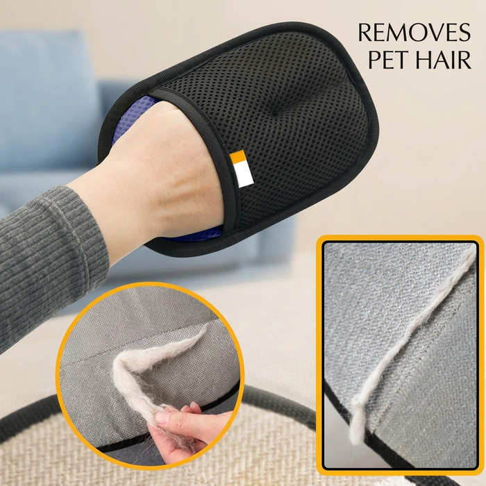 Pet Hair Remover Glove for Dogs & Cats